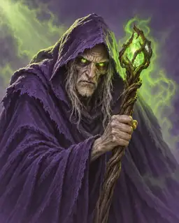 Painted portrait of Barrow Seer