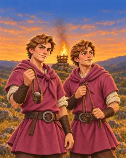 Painted portrait of Beacon Watch