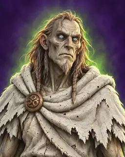 Painted portrait of Restless Dead