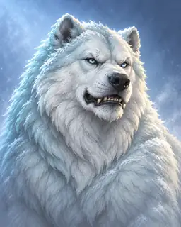 Painted portrait of Frost Hound