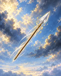 Painted portrait of Gungnir