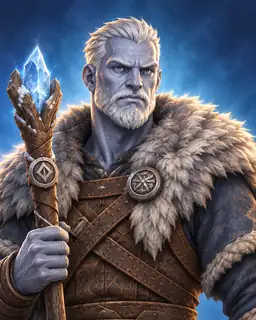 Painted portrait of Rime Seer